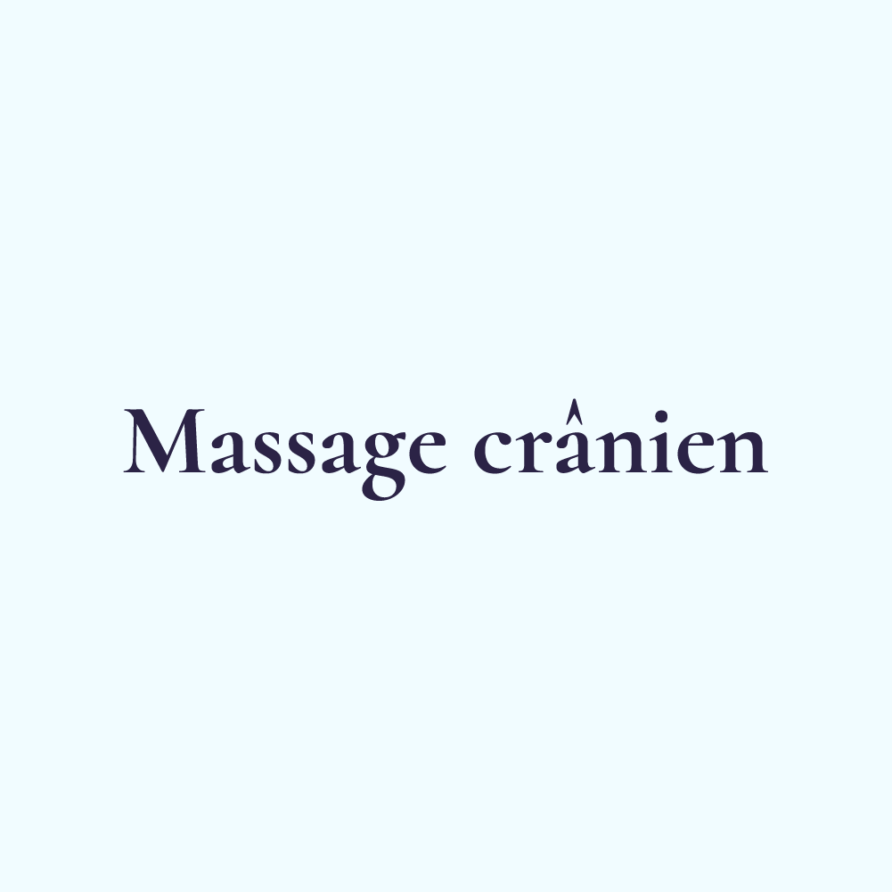 Massage crânien - Détente pour la tête, la nuque et les épaules